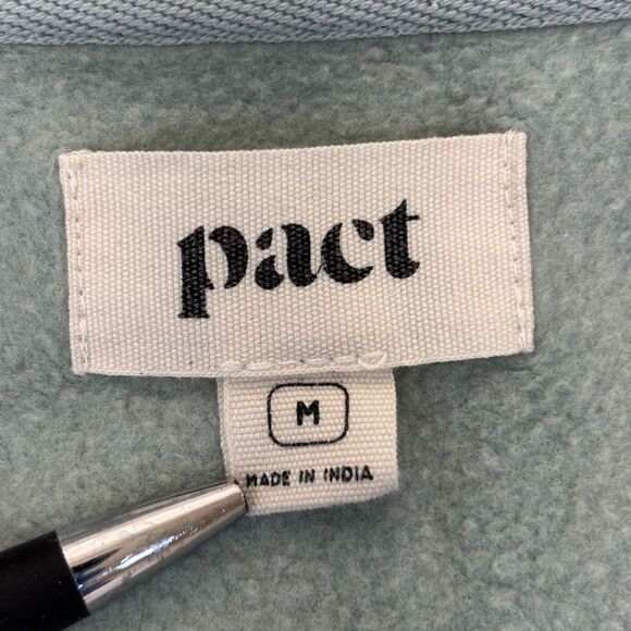 Pact Women Organic Cotton Pullover Sweatshirt Size Medium V-Neck D045 -15 - Picture 15 of 16